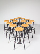 Iron and Beech Stool