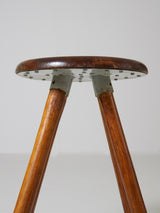 Wood and Iron Stool
