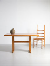 Beech and Formica Table