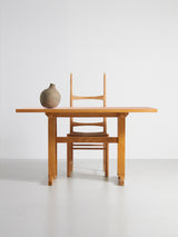 Beech and Formica Table