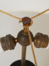 Wood and Fabric Table Lamp