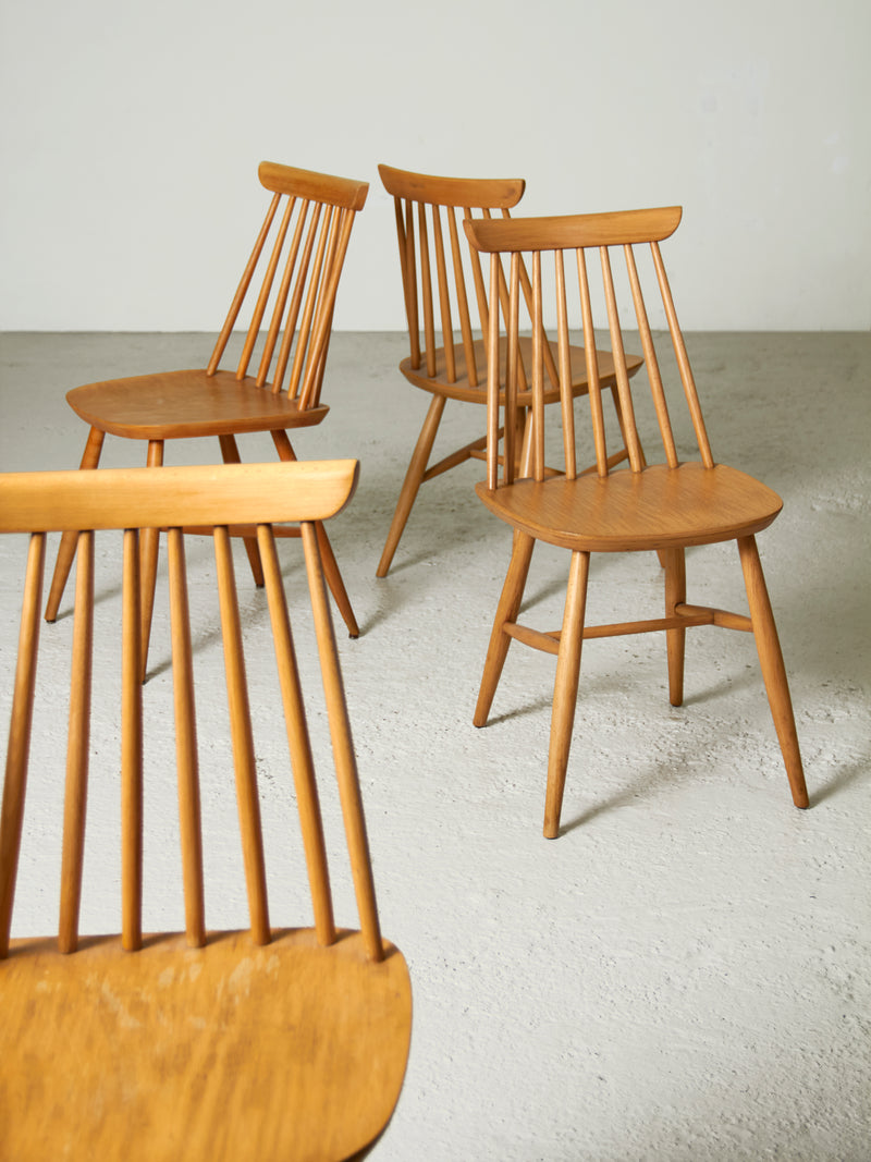 Scandinavian Beech Dining Chairs