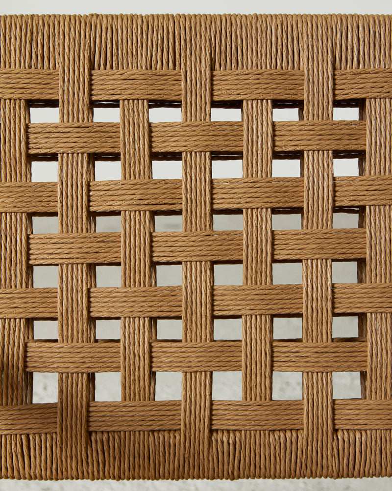 Parella de butaques de fusta i corda