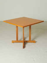 Square Oak Dining Table