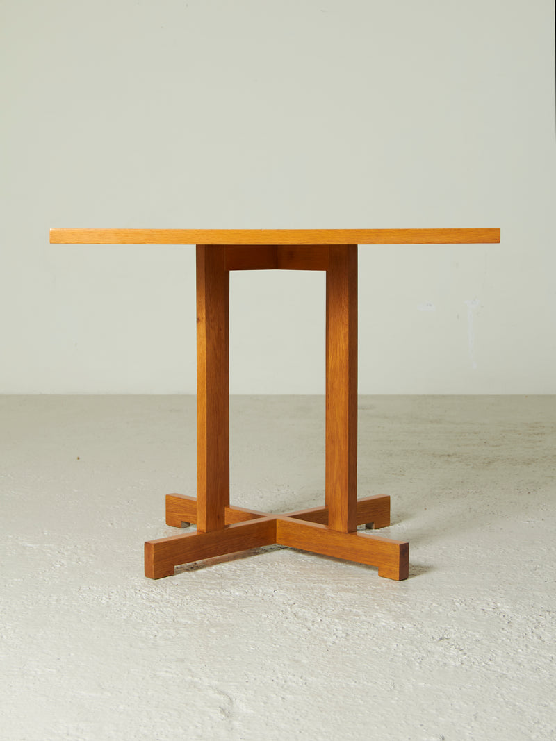 Square Oak Dining Table