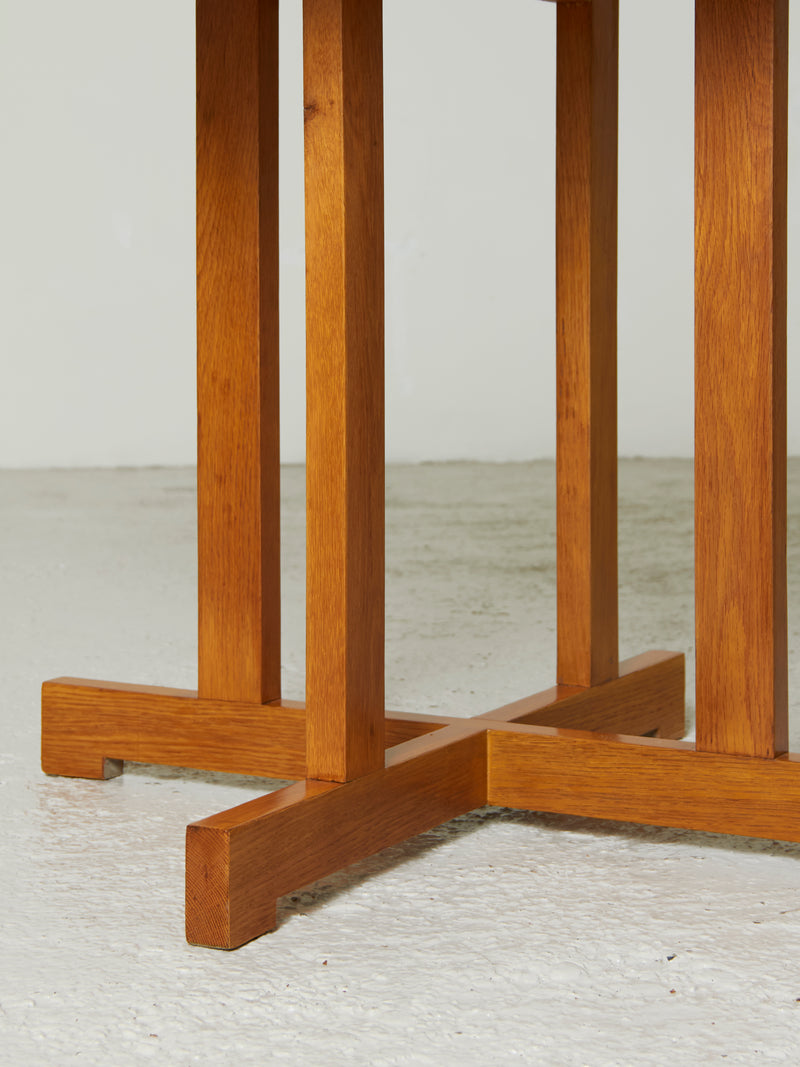 Square Oak Dining Table