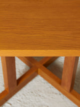 Square Oak Dining Table