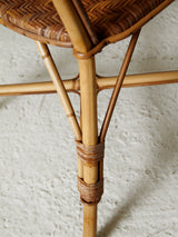 Set of Four Wicker Dining Chairs