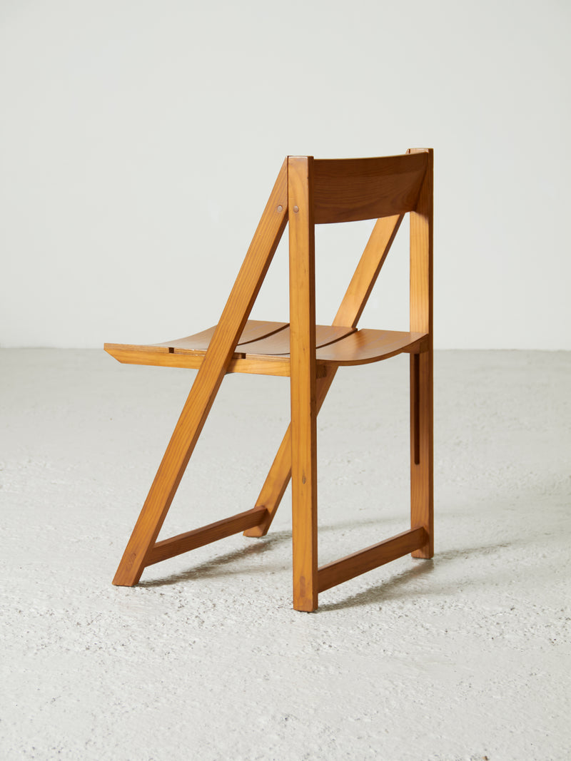 Pine Folding Chair Model 356
