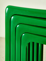 Juego de cuatro sillas Selene verdes