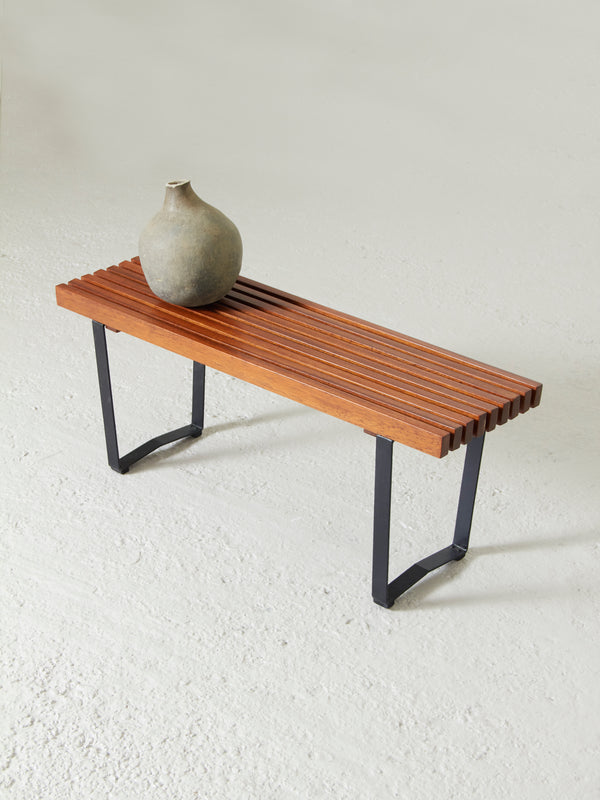 Wood and Iron Bench