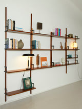 Iron and Wood Shelf System