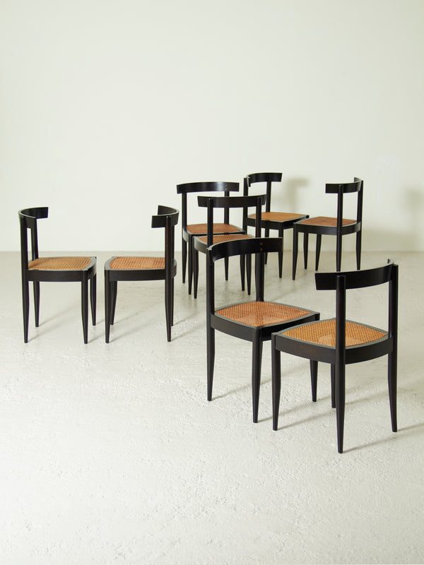 Set of Eight Reno Dining Chairs