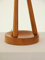 Wood and Fabric Table Lamp