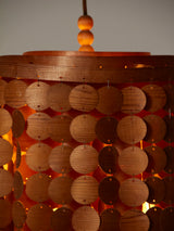Wood Veneer Ceiling Lamp