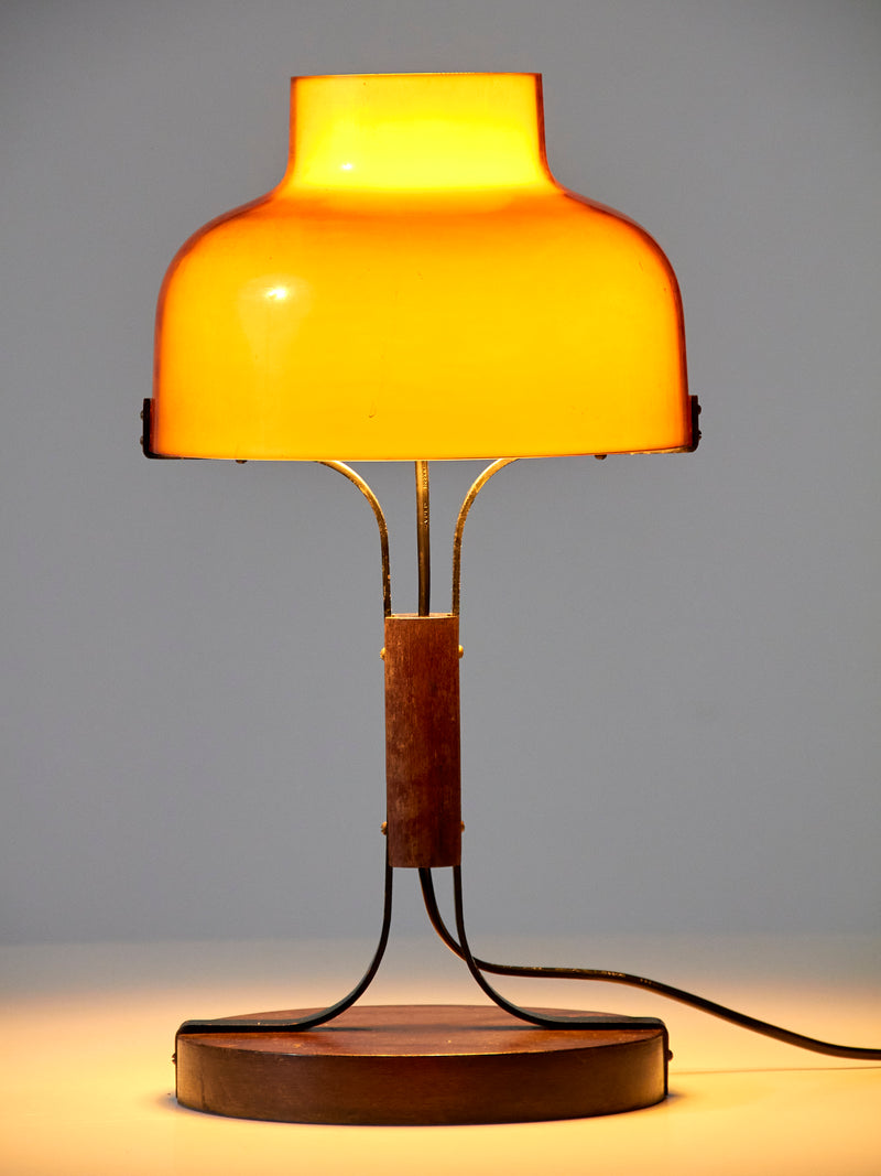 Max Bill Amber Table Lamp