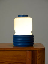 Blue Opaline Table Lamp