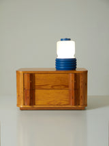 Blue Opaline Table Lamp