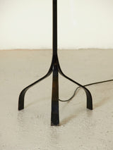 Iron and Linen Floor Lamp