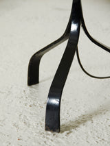 Iron and Linen Floor Lamp