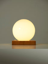 Pine and Opaline Table Lamp