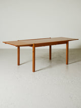 Extendable Pine Dining Table with Wings