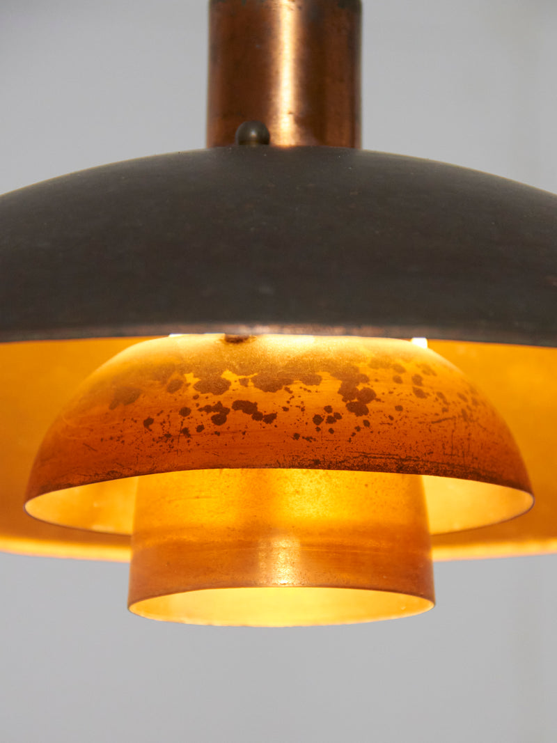 Lámpara de suspensión de cobre