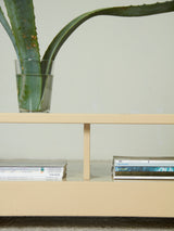 Mesa de centro de fibra de vidrio rectangular baja