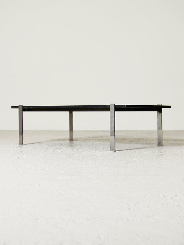 Iron and Marble Coffee Table