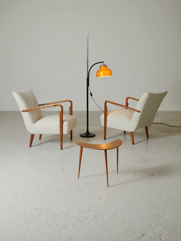 Pareja de sillones tapizados