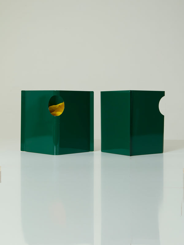 Lacquered Green Baskets