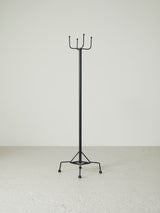Black Iron Standing Coat Rack