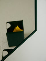 Set of Lacquered Mirror and Coat Rack