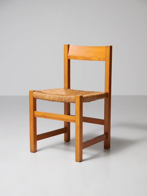 Pair of Pine Chairs mod. 181