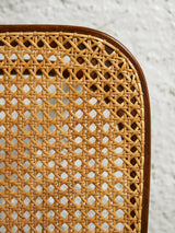 Silla Thonet en madera y rejilla