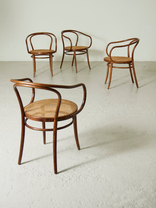 Pareja de sillas estilo Thonet mod. 209