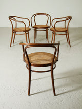 Parella de cadires estil Thonet mod. 209