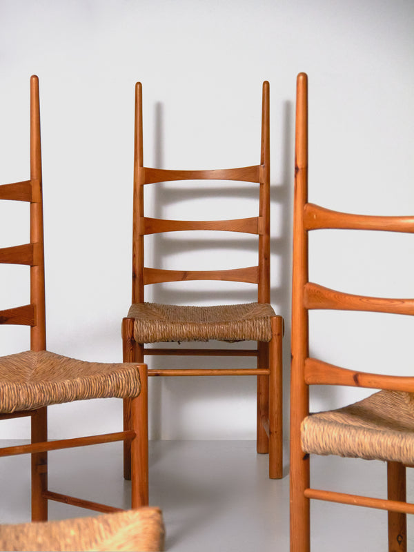 Set of Six Billar Chairs
