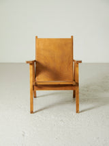 French Oak Lounge Chair