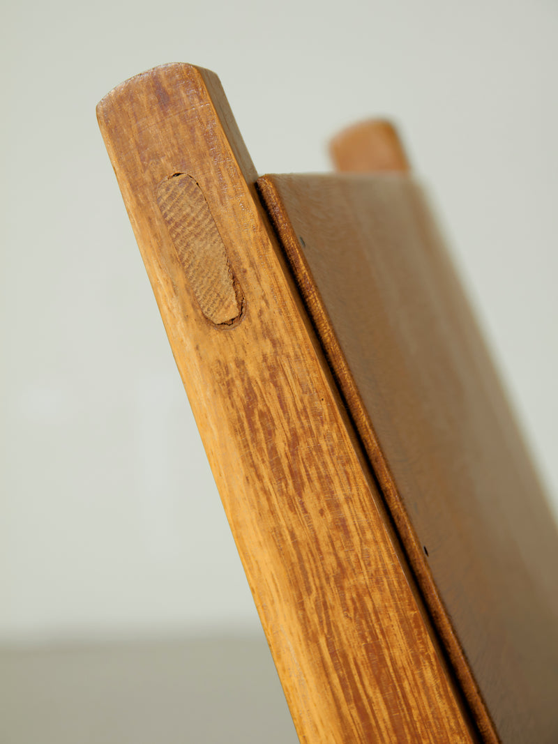 French Oak Lounge Chair