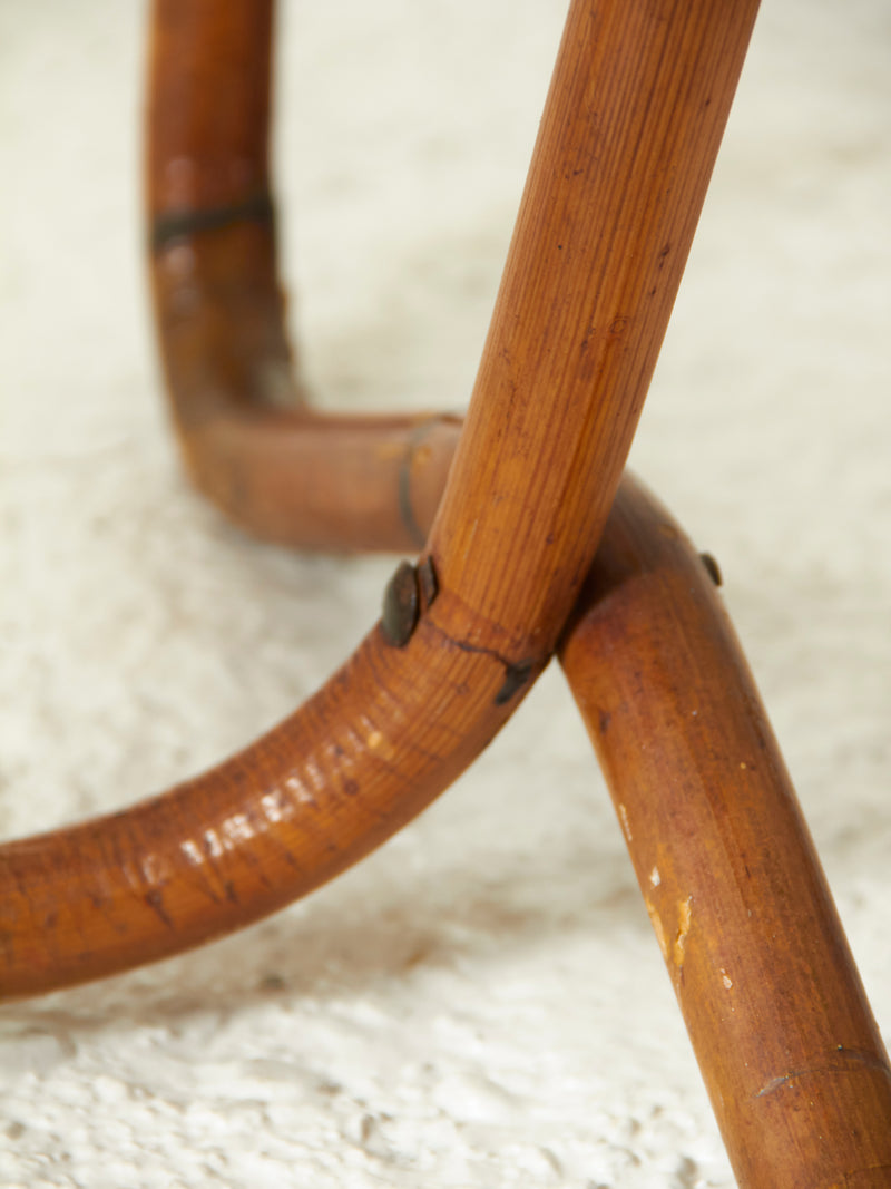 Pareja de sillones de caña