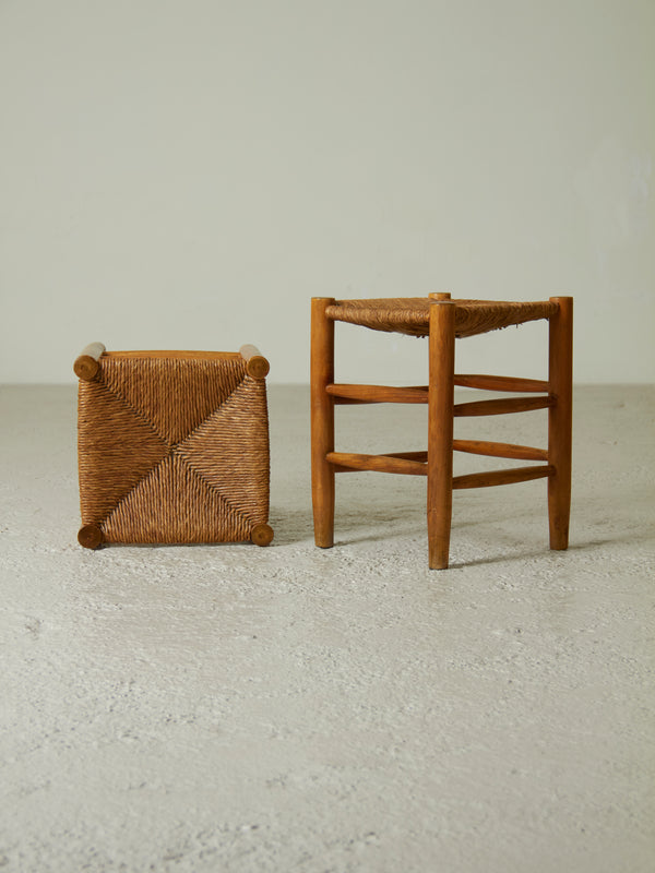 Tamborets de fusta i boga