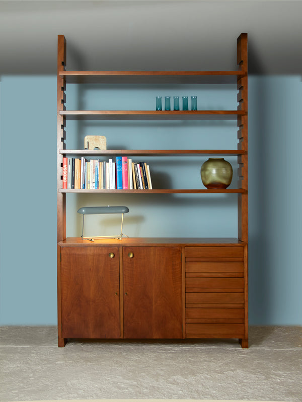 Walnut Sideboard with Shelves