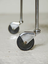 Wooden Auxiliary Cart with Chrome Legs