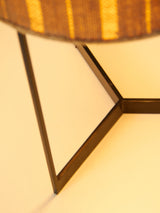 Iron and Raffia Table Lamp