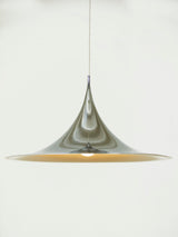 Làmpada de suspensió cromada Semi