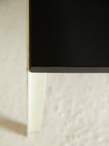 Lacquered Iron and Formica Side Table