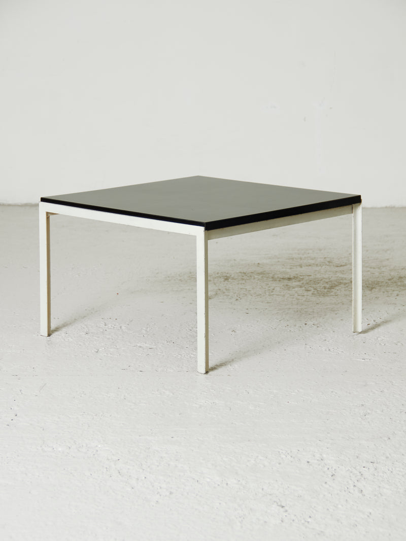 Lacquered Iron and Formica Side Table