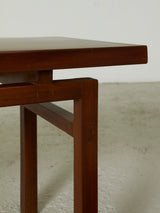 Taula auxiliar de fusta rectangular