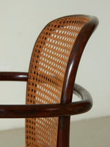 Joc de sis cadires amb braços estil Thonet mod. 811